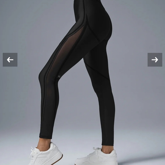 Alo Yoga Mesh Line Up Leggings - Picture 3 of 7